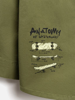 ACOOLA / Сорочка верхняя детская для мальчиков Pardus хаки  фото 6