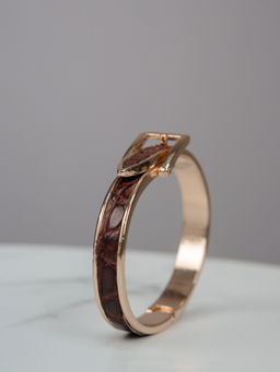 Браслет из кожи крокодила