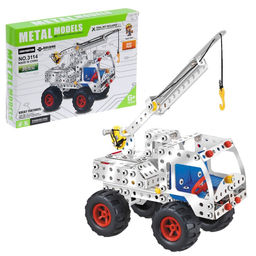 Конструктор металлический Автокран, 243 детали - Simaland фото 2