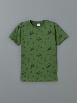 Bisiklet Yaka Erkek ?ocuk ?ortlu Pijama Tak?m? 2li