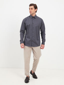 Сорочка мужская длинный рукав GREG 330/237/0873/Z/1p STRETCH  фото 6