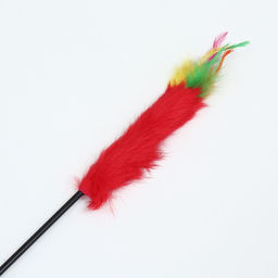 Дразнилка меховая Камыш, красная - Пижон фото 2