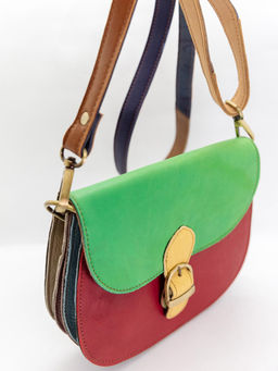 Сумка натуральная кожа через плечо №1122/22 - Ганг фото 3