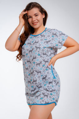 Туника женская Социал голубой - Амадэль фото 14