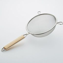 Сито (дуршлаг) нерж. d=16cm деревянная ручка BE-7340/1