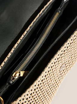 Женская сумка с ручкой JUST CAVALLI ICONIC SNAKES Артикул 4450741, темно-бежевый  фото 4