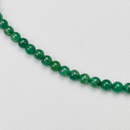 Колье из зеленого кварца и Жемчуга 38 см +