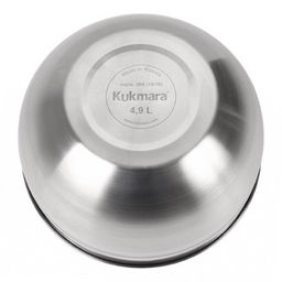 Миска из нержавеющей стали Safia 4,9л, д24см, h13,1см, s0,5мм, глубокая, мерная шкала, нержавейка AISI 304 (18/10) (Россия) - Домашняя мода фото 3