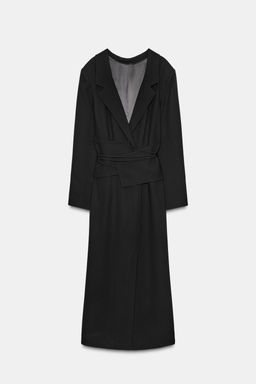 ZW COLLECTION LIMITED EDITION SASH COAT DRESS - Zara фото 9