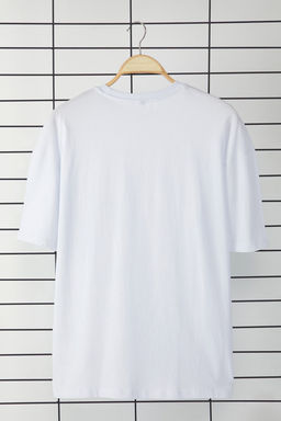 TRENDYOL MAN Siyah Unisex Regular/Normal Kesim Ay?c?k Bask?l? %100 Pamuklu T-Shirt TMNSS25TS00161 - Trendyolmilla фото 14