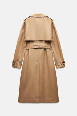 ZW COLLECTION WATER-REPELLENT TRENCH COAT - Zara фото 6