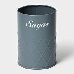 Банка для сахара Magistro Sugar Graphite, 9.513.5 см, с бамбуковой крышкой, серая фото 6