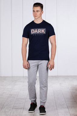 Брюки спортивные 
 3.MM140B-серый-светлый