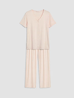 Fiyonk Desenli Hamile Pijama Tak?m