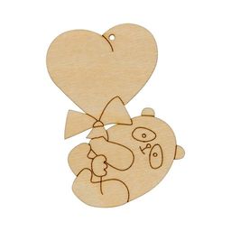 Заготовка для декорирования Mr. Carving ВД-644 Подвеска фанера 8 х 6 х 0.3 см Панда фото 3