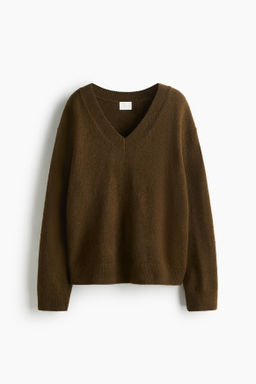 Jersey oversize con cuello de pico - H&m фото 2