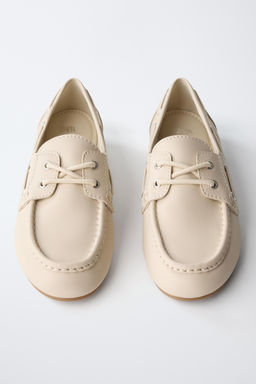 LACE-UP DECK SHOES - Zara фото 4