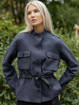 Жакет рубашка 100% лен