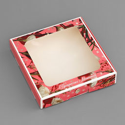 Цена за 5 шт. Коробка подарочная сборная с окном, упаковка, Прекрасных моментов, 16?16?3 см