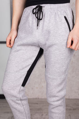 Брюки спортивные 
 3.MA160B-серый-светлый