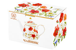 Чайник 1 л 23*13*17 см Маки NEW BONE CHINA - Elan gallery фото 8