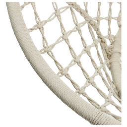 Гамак-кресло maclay, подвесное, плетёное, 60×80 см, бежевое