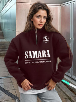 Толстовка женская с зип-воротником Samara - Yollochka фото 20