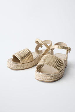 SANDALIA YUTE / Oro - Zara фото 3