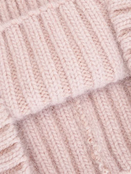 Шапка жен. анг+нейл+шерсть LB-A53046 dirty pink - Labbra фото 3