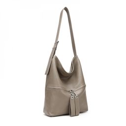 Женская сумка, кожа, MIRONPAN 6016 Серый