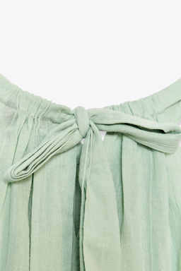 EMBROIDERED GAUZE TOP - Zara фото 22