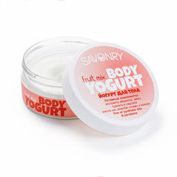 Косметический йогурт для тела SAVONRY FRUIT MIX(фруктовый микс)(150 г)  фото 2