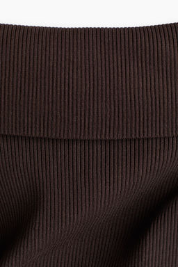 Top off-the-shoulder en punto de canale - H&m фото 6