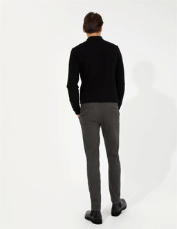 Haki Slim Fit Keten Kar___ml_ Chino Pantolon - Pierre cardin фото 4