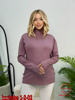 Водолазка женская однотонная