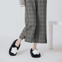 Halluci / Тапочки Махровые звёздочки с задником H3001  фото 5