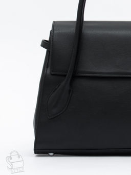 Сумка женская кожаная 2424Y black Polina&Eiterou