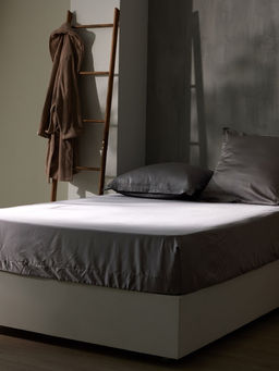 Простыня 1.5 спальная SL Home Tencel, 160235 см, серая, тенсель - Sima-land home фото 8