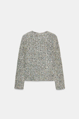 LONG SLEEVE SEQUIN JUMPER - Zara фото 5