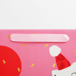 Пакет подарочный ламинированный, упаковка, «Happy», L 40 х 31 х 11.5 см