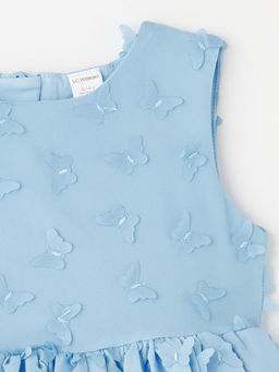 Bisiklet Yaka Kolsuz Dantelli K?z Bebek Elbise - Waikiki фото 2