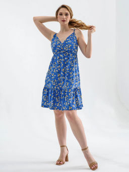 Сарафан Оптима Сиеста хлопок синий фото 28