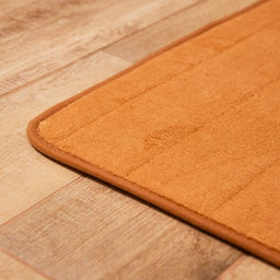 Коврик для ванной «Этель» Basic, 50×80 см, светло-коричневый