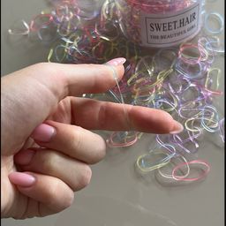 Резинки для волос в баночке 500шт (2731) - Мой органайзер фото 4