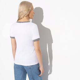 Футболка из трикотажа Неповторимая ты (white) - Charutti фото 11