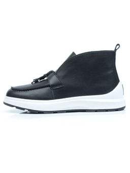 01-5281-1BLACK Ботинки демисезонные женские (натуральная кожа, байка) - No name фото 8