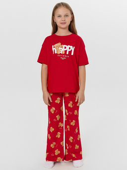 КОМПЛЕКТ ДЛЯ ДЕВОЧЕК (ДЖЕМПЕР, БРЮКИ)