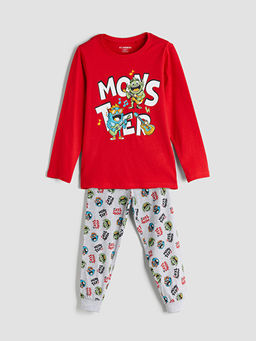 Bisiklet Yaka Erkek ?ocuk Pijama Tak?m?