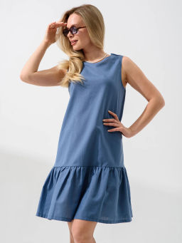 Платье "Колокольчик" хлопок со льном