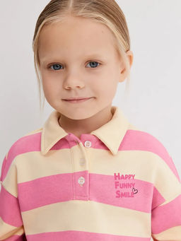 ACOOLA / Джемпер детский для девочек Arlington розовый принт  фото 2